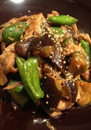 夏野菜と豚肉のピリ辛味噌炒め-レシピのメイン写真