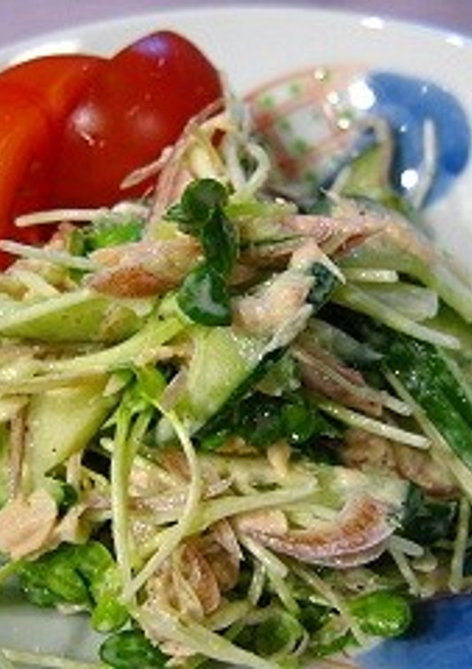 きゅうりと茗荷のわさびマヨ和え-レシピのメイン写真