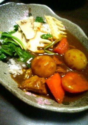 プレ農家めし◆筍の塩麹炒めカレー-レシピのメイン写真