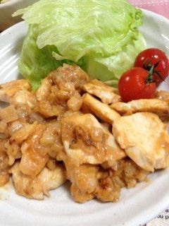 柔らか〜い!鶏胸肉のケチャ乳炒め-レシピのメイン写真