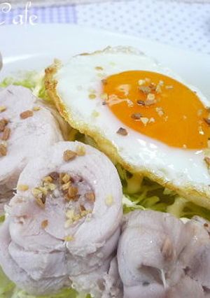 鶏ハムの親子丼-レシピのメイン写真