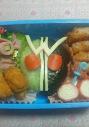 仮面ライダーW キャラ弁-レシピのメイン写真