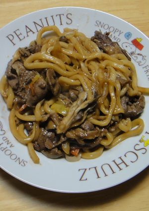 ジンギスカン風焼うどん-レシピのメイン写真