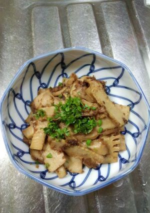 たけのこのバターしょうゆ炒め　木の芽風味-レシピのメイン写真