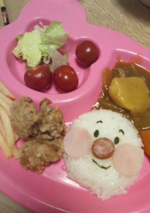 アンパンマン 誕生日プレート-レシピのメイン写真