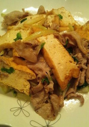 ☆豚バラとセロリのｼｬｷｼｬｷ炒め☆-レシピのメイン写真