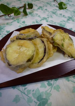 塩麹でなすのはさみ揚げ-レシピのメイン写真