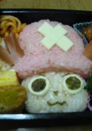 キャラ弁　ワンピース　チョッパー-レシピのメイン写真