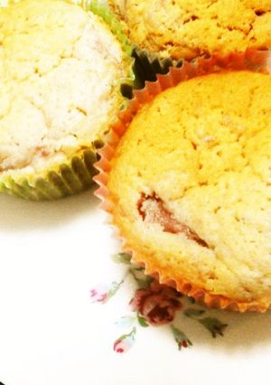 しっとり♪濃厚☆苺ホワイトチョコマフィン-レシピのメイン写真