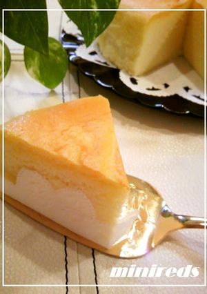 スフレチーズケーキ-レシピのメイン写真