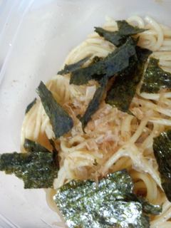 手抜きの梅の和風パスタ-レシピのメイン写真