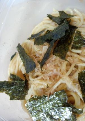 手抜きの梅の和風パスタ-レシピのメイン写真