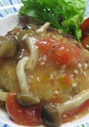 ふっくら高野バーグ塩こうじあんかけ　-レシピのメイン写真