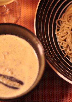 豆乳ねぎ味噌のつけそば-レシピのメイン写真