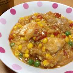 รูปของ 鶏肉のコーン煮