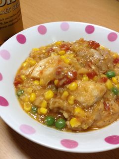 鶏肉のコーン煮-レシピのメイン写真