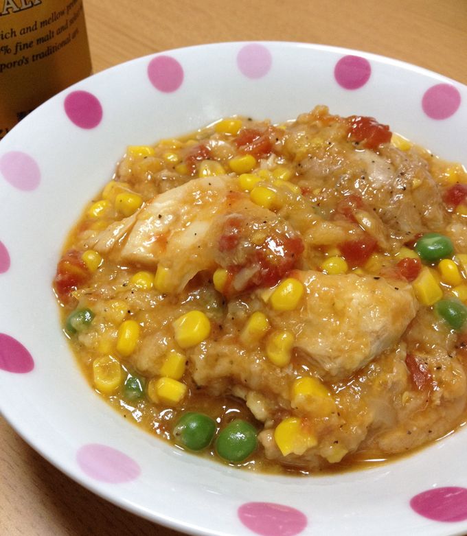 鶏肉のコーン煮-レシピのメイン写真