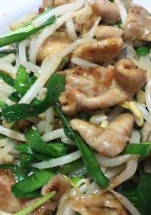 焼きたれで簡単！ホルモン炒め-レシピのメイン写真