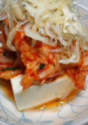 ジャコキムポン酢やっこ-レシピのメイン写真