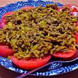 スパイシー肉サラダ
