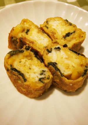 海苔香る✿チーズとコーンの卵焼き-レシピのメイン写真