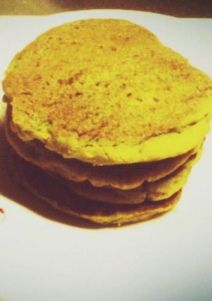 ヘルシー♪そば粉と抹茶のおからパンケーキ-レシピのメイン写真