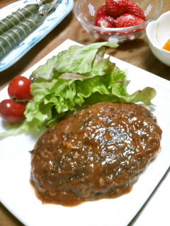 我が家のハンバーグ-レシピのメイン写真