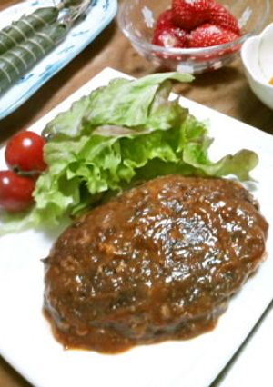 我が家のハンバーグ-レシピのメイン写真