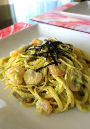 海老とアボガドのクリームパスタ-レシピのメイン写真