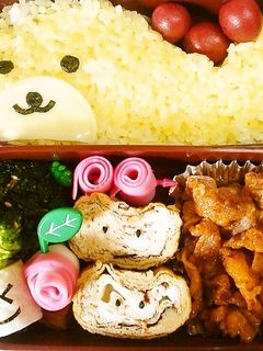 超簡単❤まめゴマ キャラ弁-レシピのメイン写真