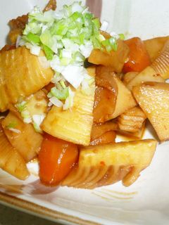 ピリ辛☆中華風タケノコの炒め煮-レシピのメイン写真