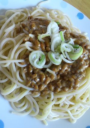 納豆パスタ-レシピのメイン写真