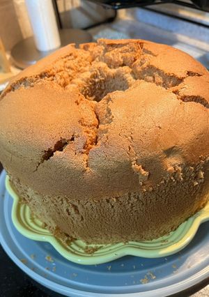 栗の渋皮煮のシフォンケーキ-レシピのメイン写真