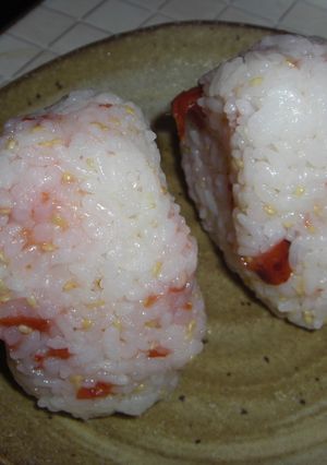 ごまうめおにぎり-レシピのメイン写真