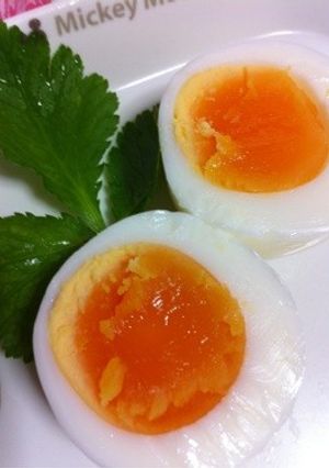 超簡単...塩麹で...味付茹でたまご-レシピのメイン写真