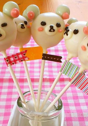 可愛い♡チーズケーキポップ-レシピのメイン写真
