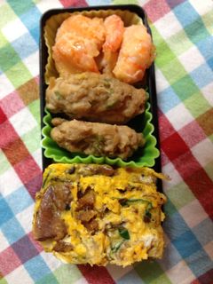 レンジで秋刀魚のかば焼きとニラの卵焼き-レシピのメイン写真