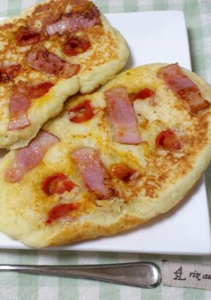 ホットケーキミックスでフォカッチャ-レシピのメイン写真