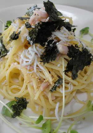 塩麹入り♪いかの塩辛旨みパスタ☆-レシピのメイン写真