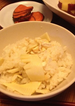 シンプルすぎる我が家のたけのこご飯！-レシピのメイン写真
