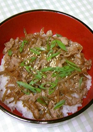 牛蒡と大根と肉の甘辛炒め-レシピのメイン写真