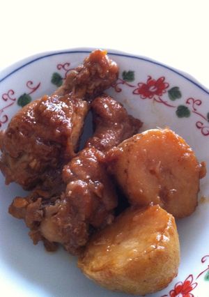 鶏手羽と新じゃがのにんにく醤油煮-レシピのメイン写真