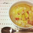 キャベツたっぷりコンソメスープ