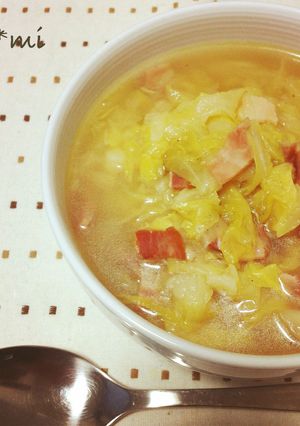 キャベツたっぷりコンソメスープ-レシピのメイン写真