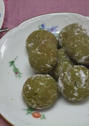 抹茶の砂糖がけクッキー-レシピのメイン写真