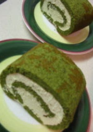 抹茶クリームロールケーキ-レシピのメイン写真