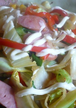 ラーメンの粉末スープで野菜蒸し-レシピのメイン写真