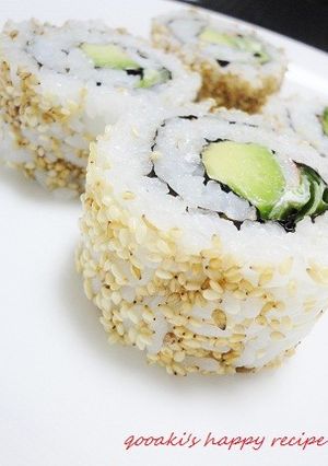 たっぷり胡麻でアボカド巻き-レシピのメイン写真
