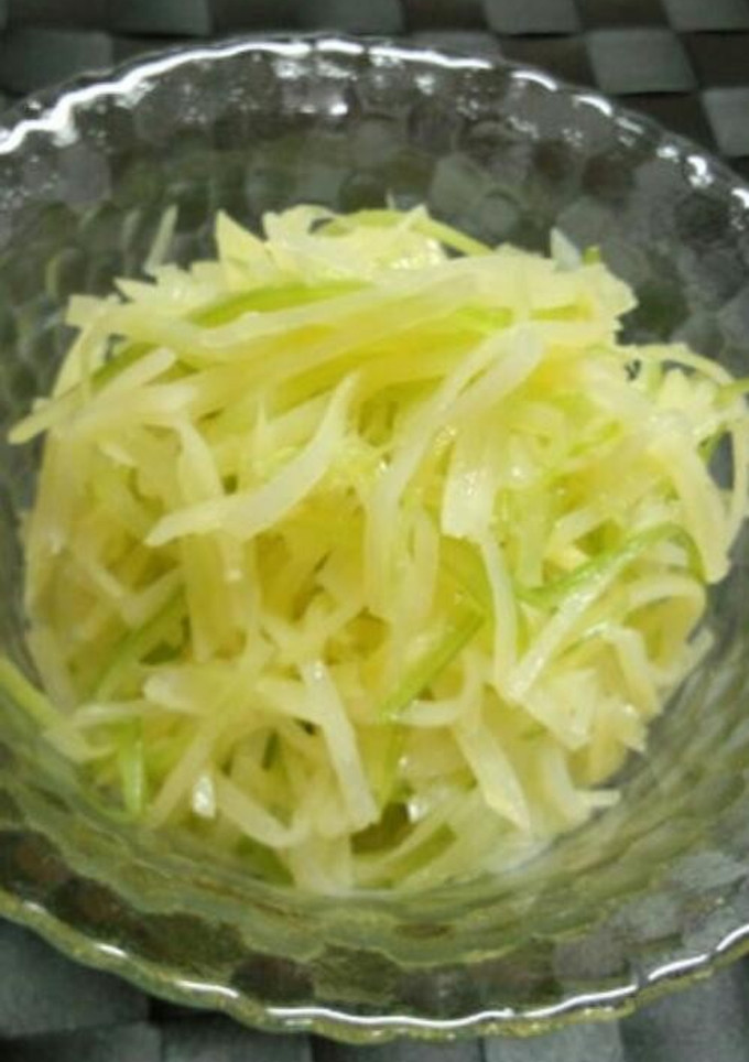 箸が止まらない!じゃが芋とセロリの和え物-レシピのメイン写真