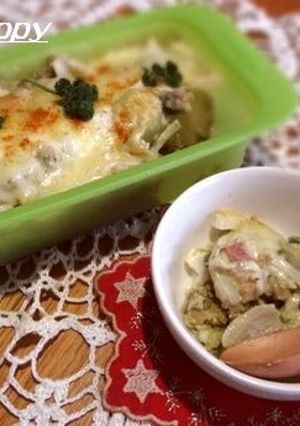 じゃが芋・アボガド・胡麻のレンジグラタン-レシピのメイン写真